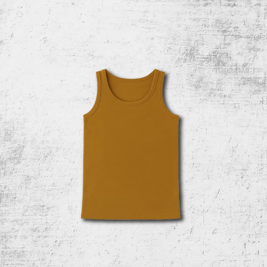 PLAIN Yellow Tank Top