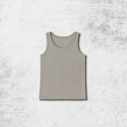 PLAIN Heather Gray Tank Top